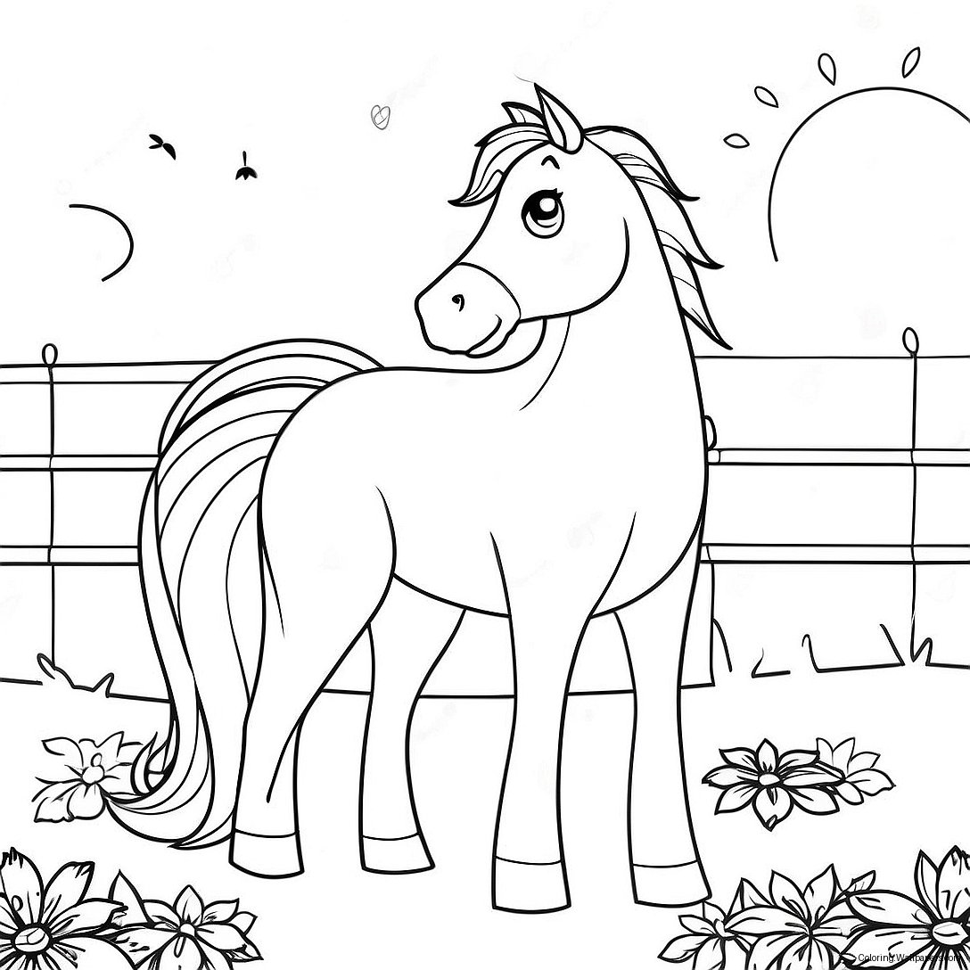 Horseland Coloring Page 25357