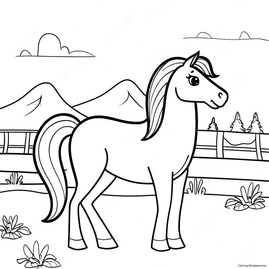 Página Para Colorear De Horseland 25360