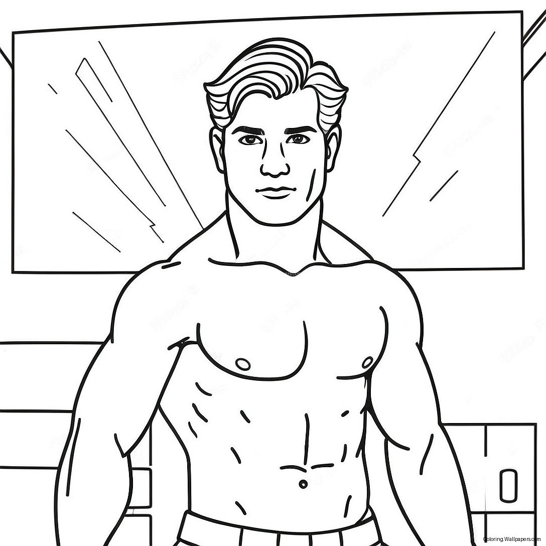 Hot Dudes Coloring Page 40795