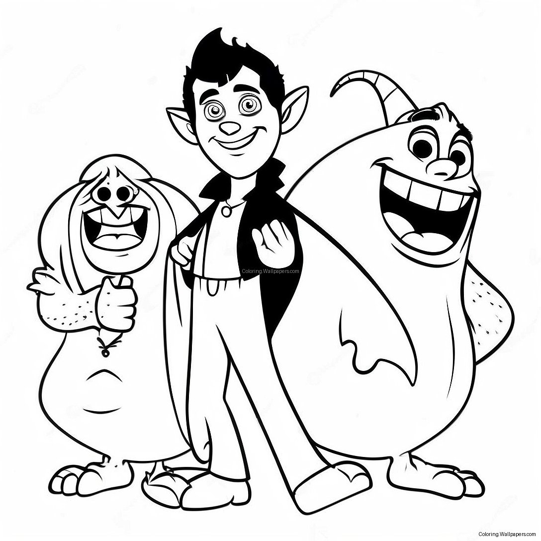 Hotel Transylvania Coloring Page 1365