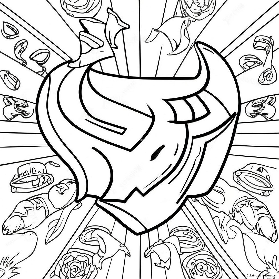 Houston Texans Logo Coloring Page 22529