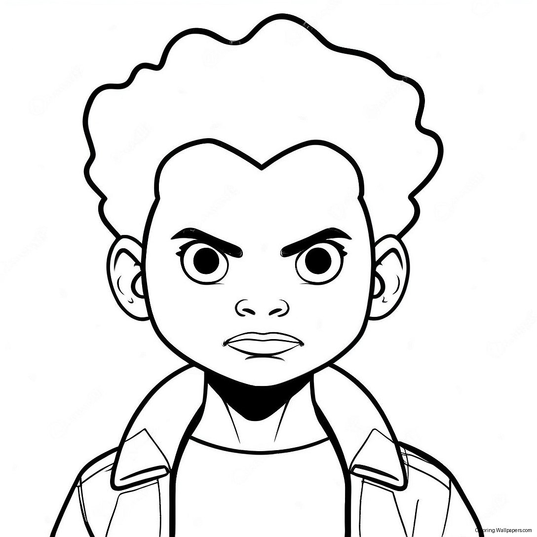 Huey Freeman Boondocks Värityssivu 5135