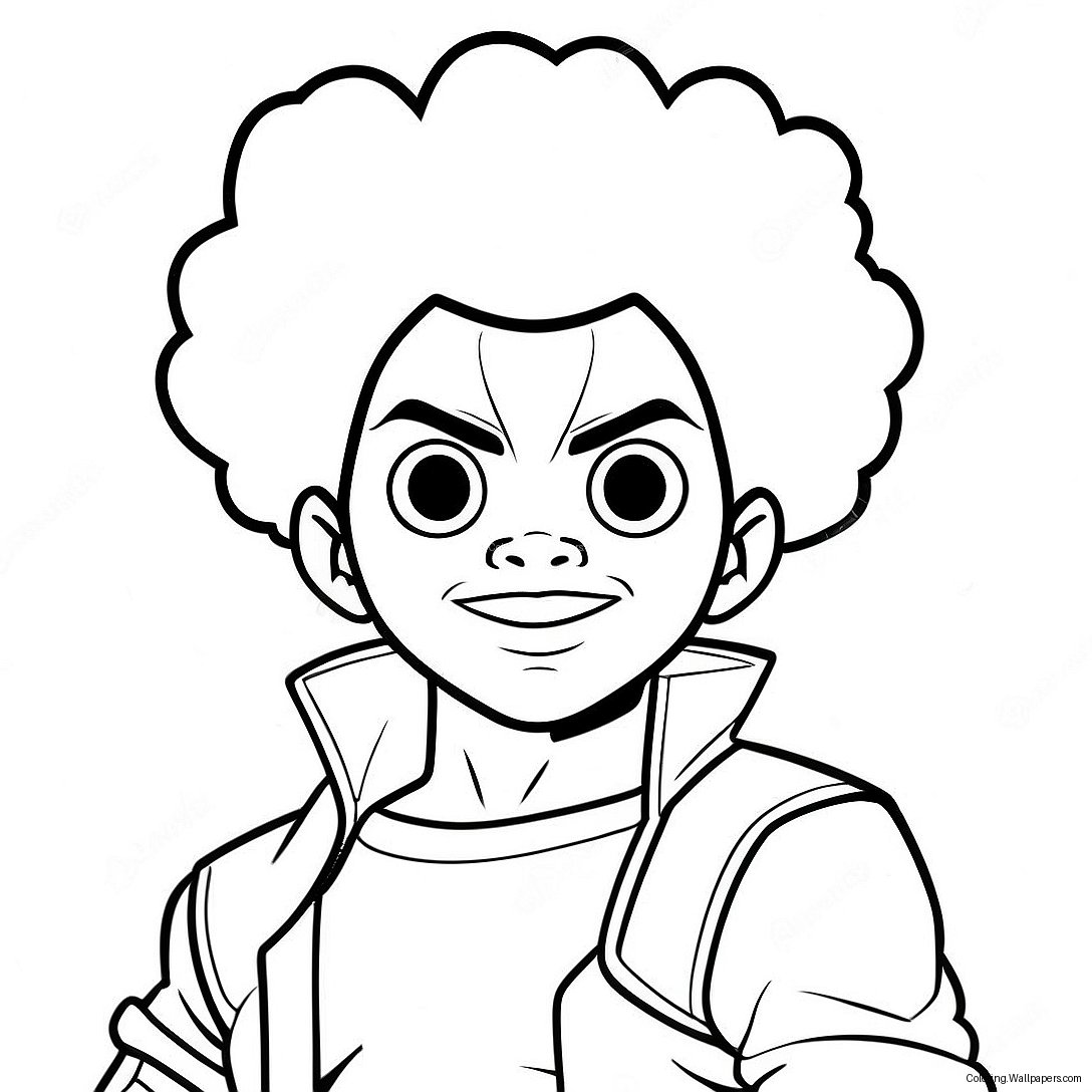 Huey Freeman Boondocks Fargeleggingsark 5136