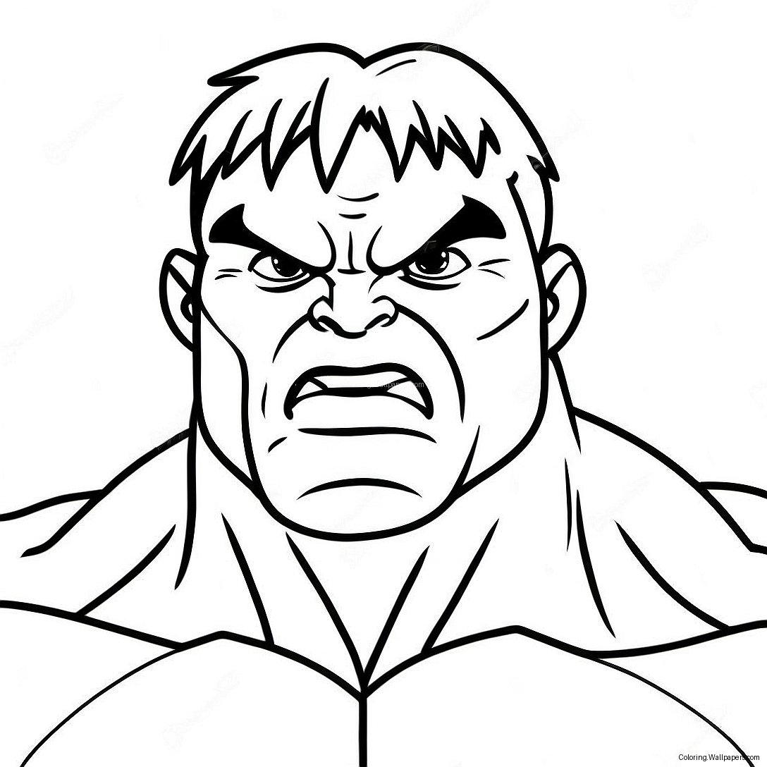 Hulk Bland Oss Målarbild 52847