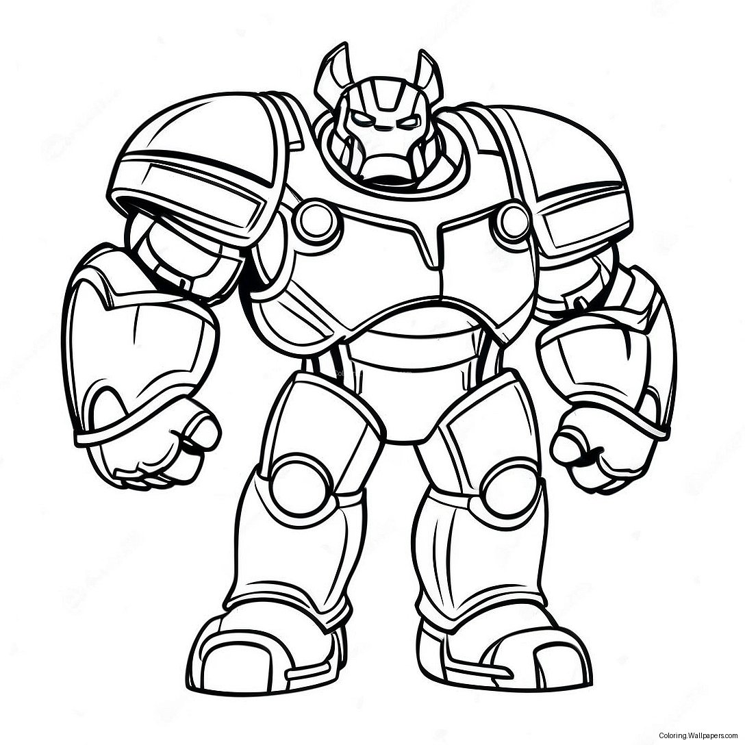 Hulkbuster Pantser Kleurplaat 53421