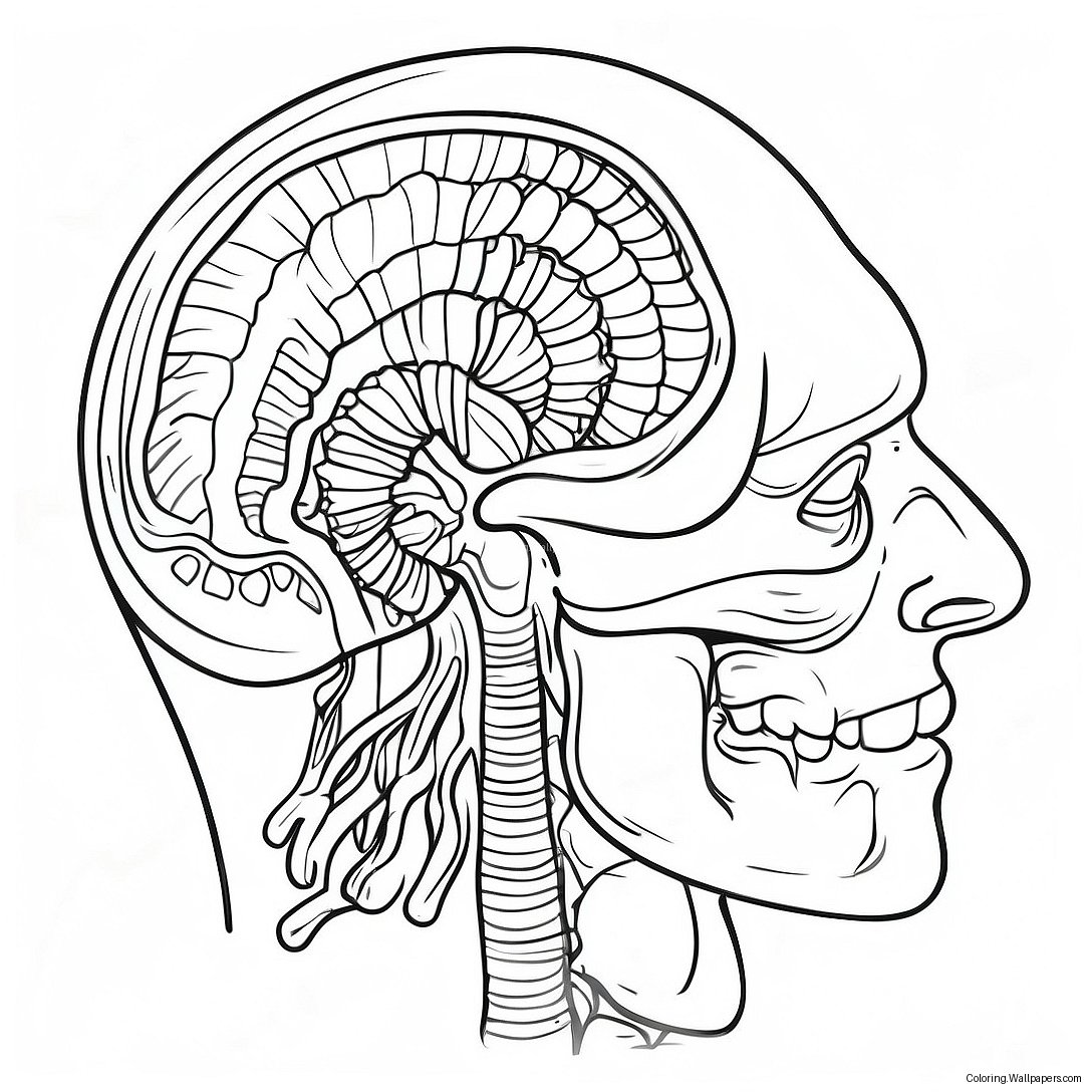 Pagini De Colorat Cu Anatomia Mușchilor Umani 24639