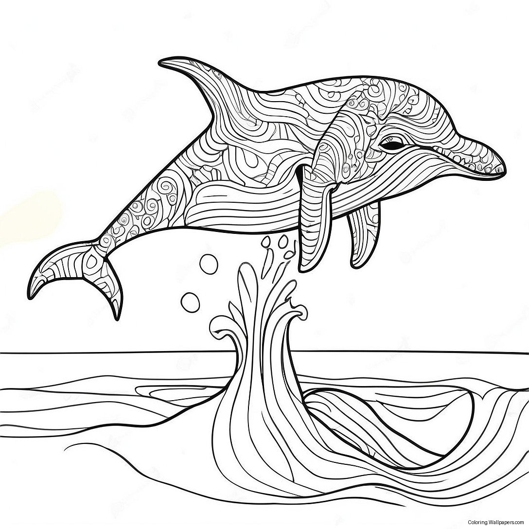 Humpback Whale Coloring Page 43658