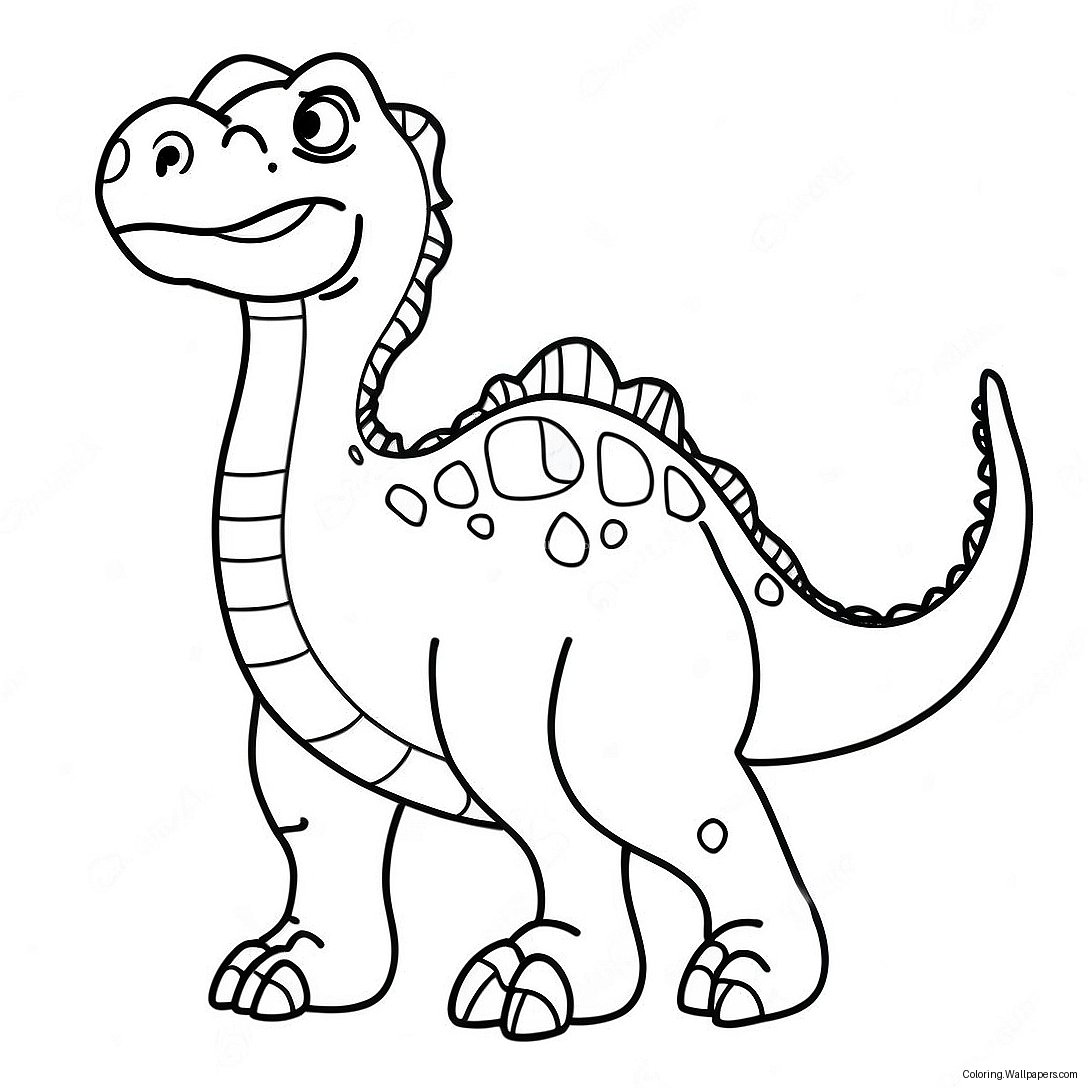 Página Para Colorir Dinossauro Híbrido 41036