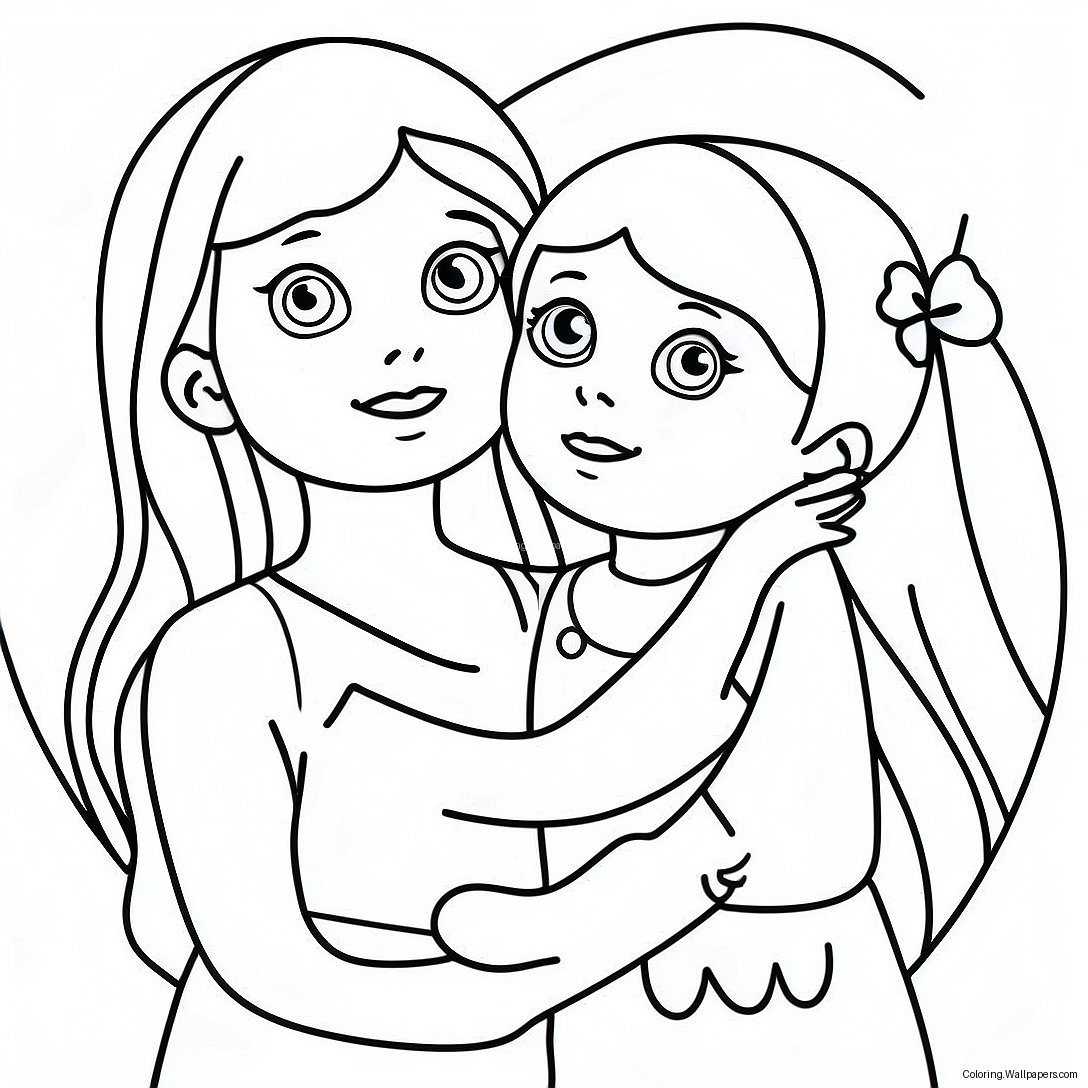 I Love You Sister Coloring Page 23178