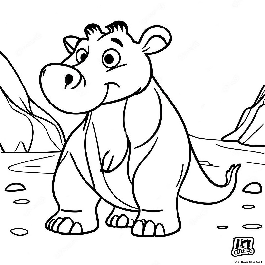 Ice Age 3 Coloring Page 50832