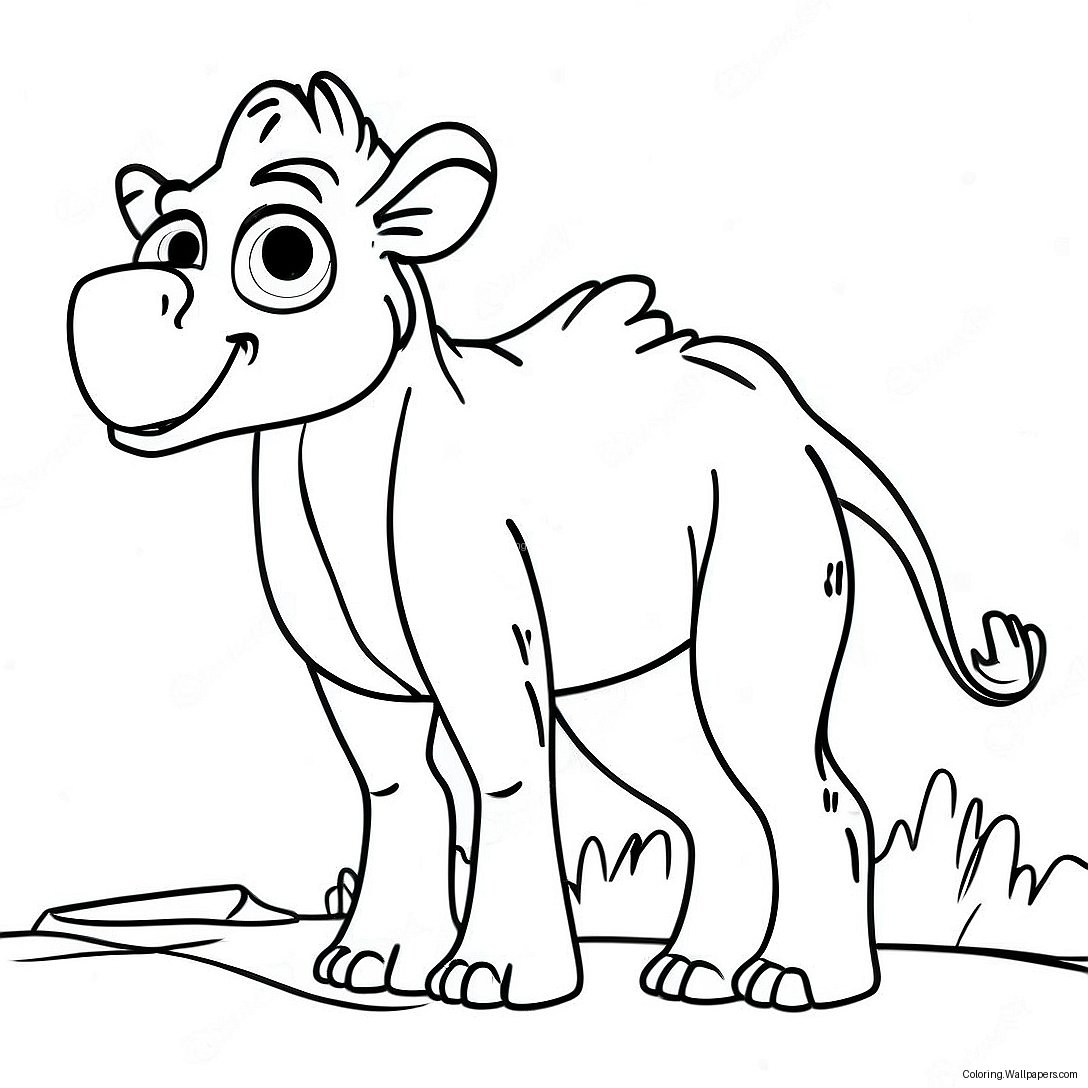 Ice Age Carl Coloring Page 35841