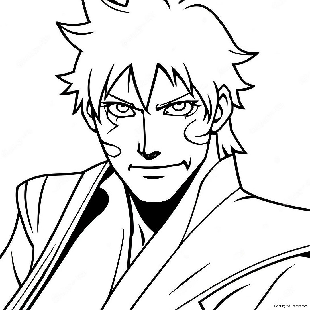 Ichigo Kurosaki Coloring Page 23663