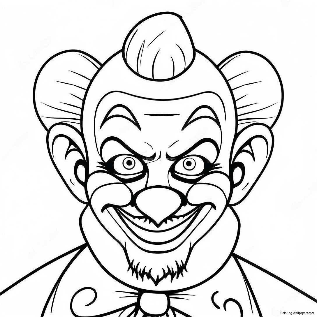 Icp Clown Personage Kleurplaat 52743