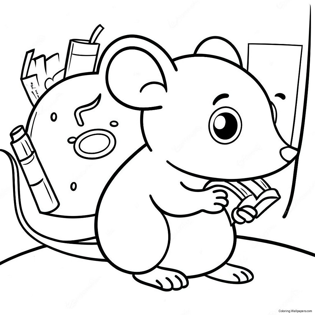 If You Take A Mouse To School Coloring Page 41811