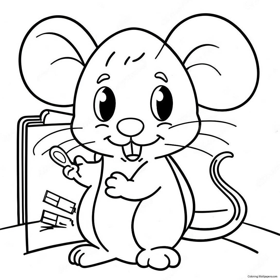 If You Take A Mouse To School Coloring Page 41812