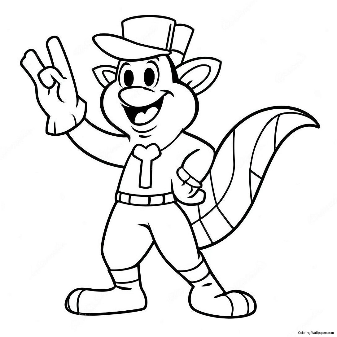 Illini Mascot Coloring Page 36961