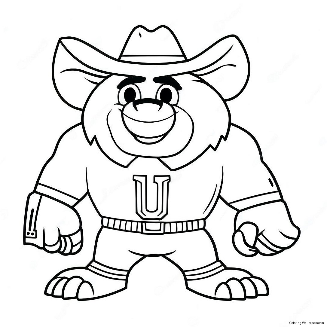 Illini Mascot Coloring Page 36963