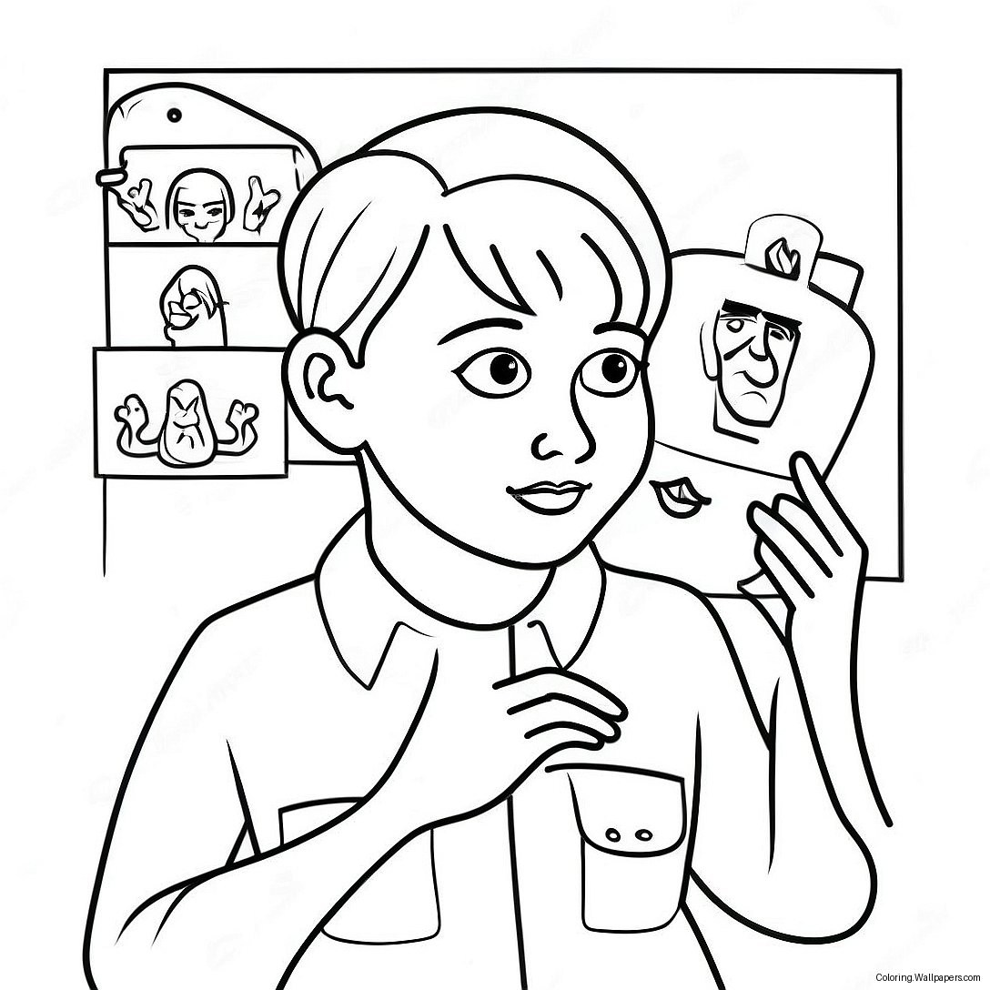 Inappropriate Content Coloring Page 14679