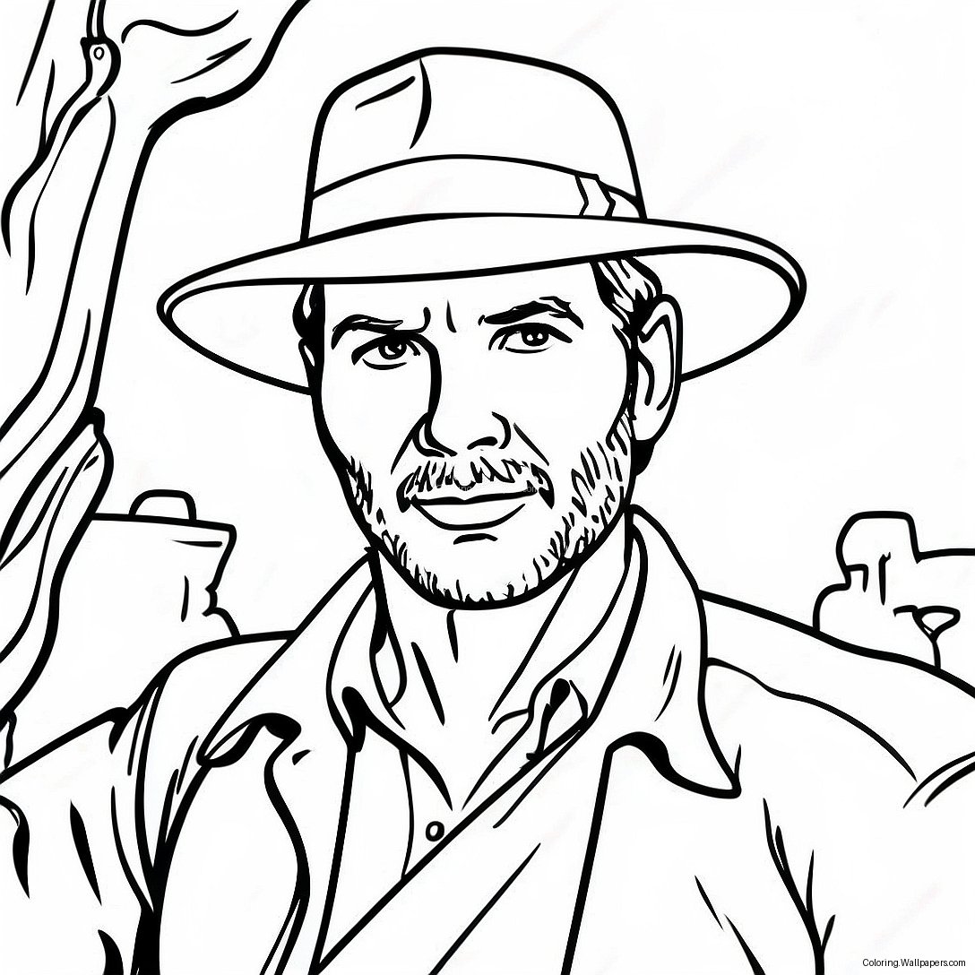 Indiana Jones Adventure Coloring Page 10173