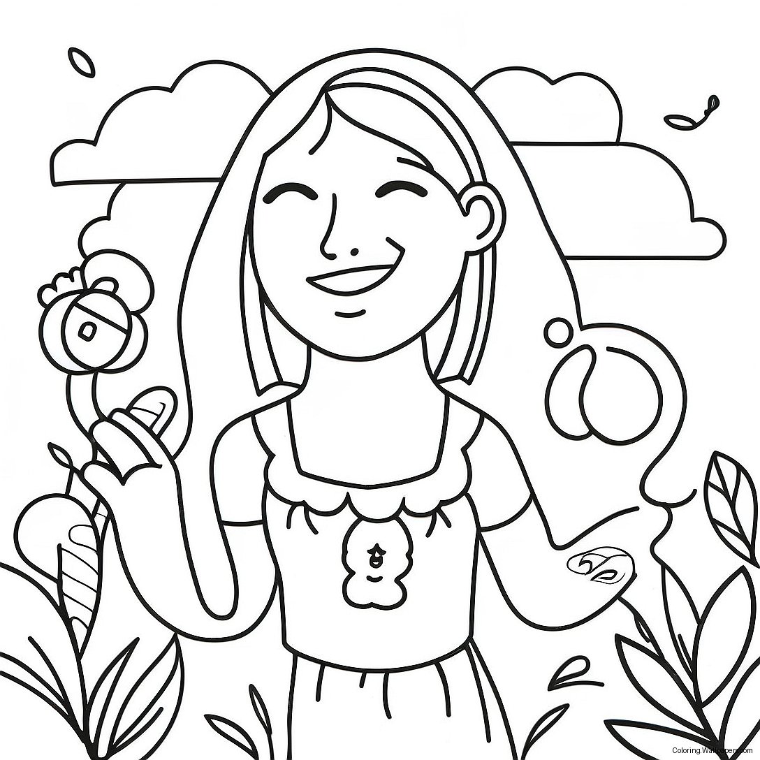 Indie Coloring Page 8831