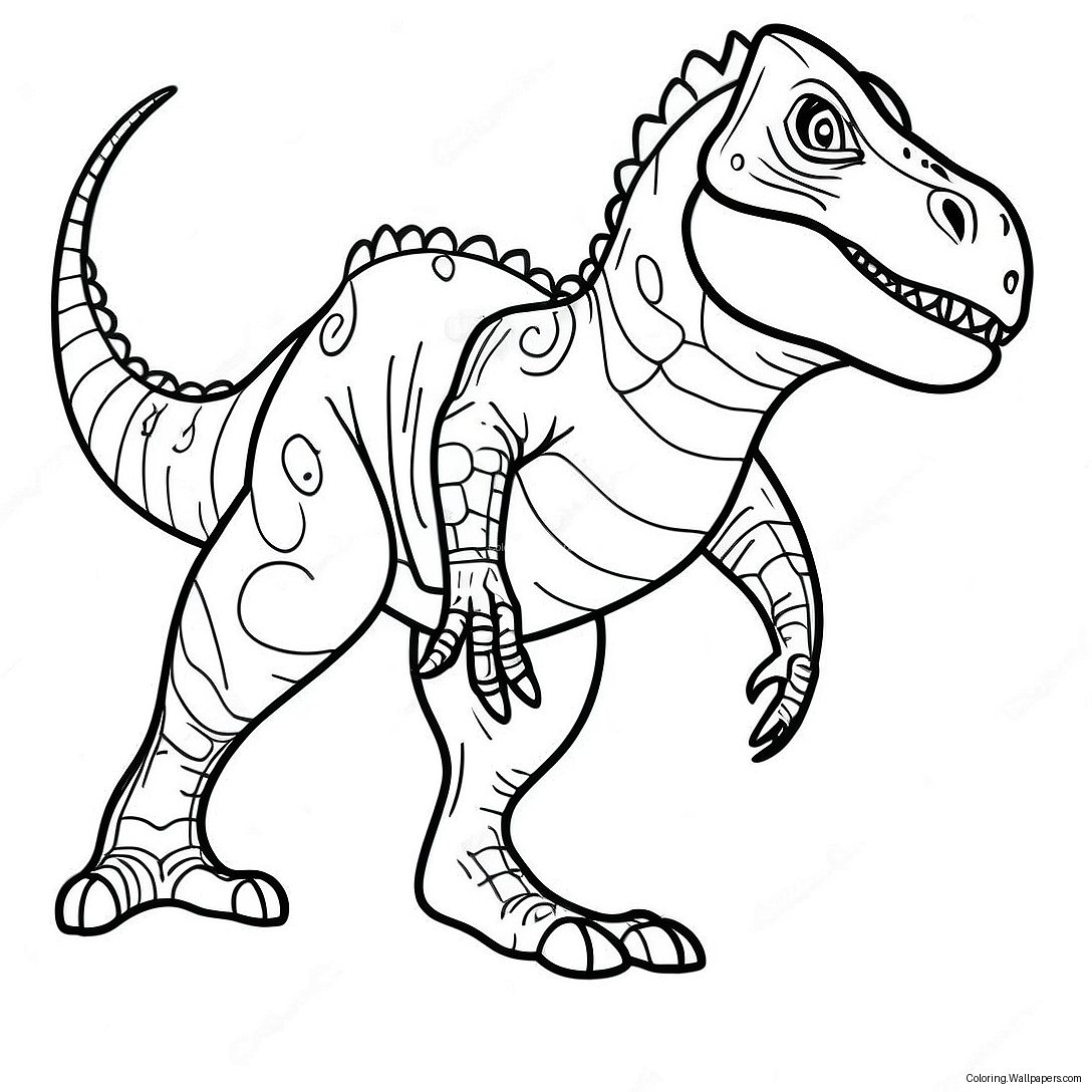 Indominus Rex Fargeleggingsark 5992