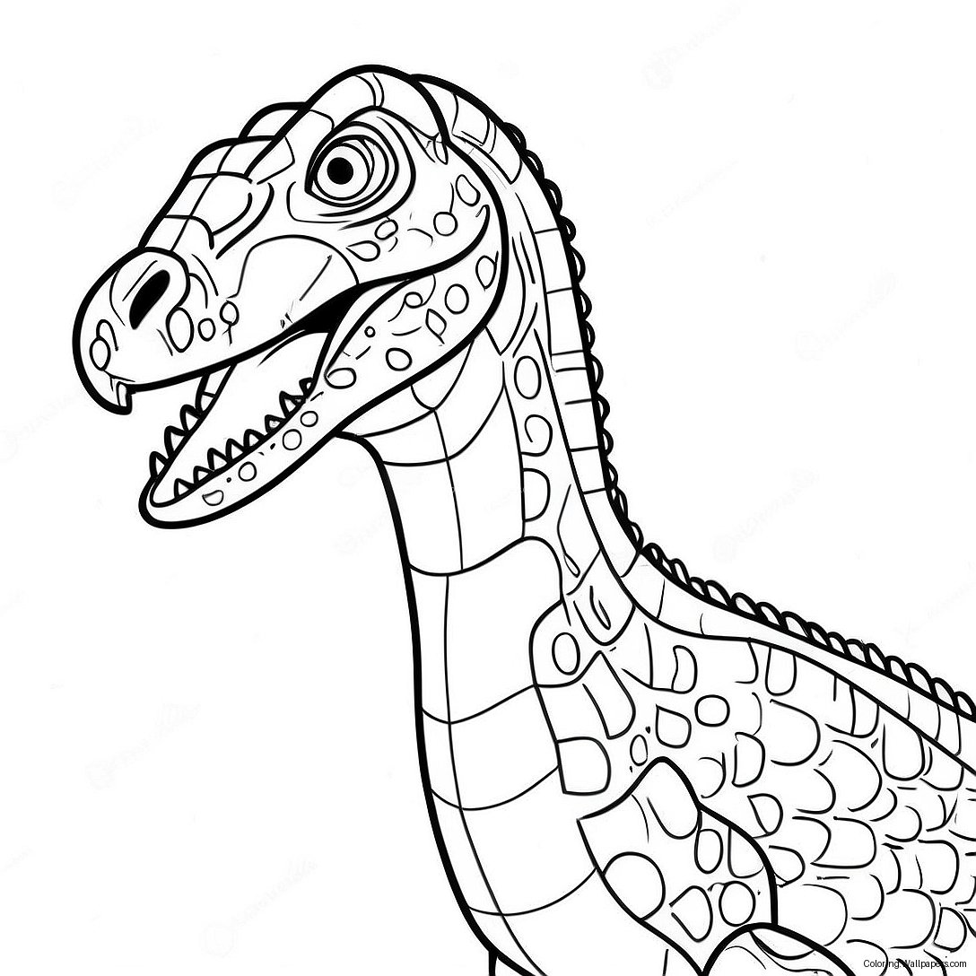 Página Para Colorear De Indoraptor 11895