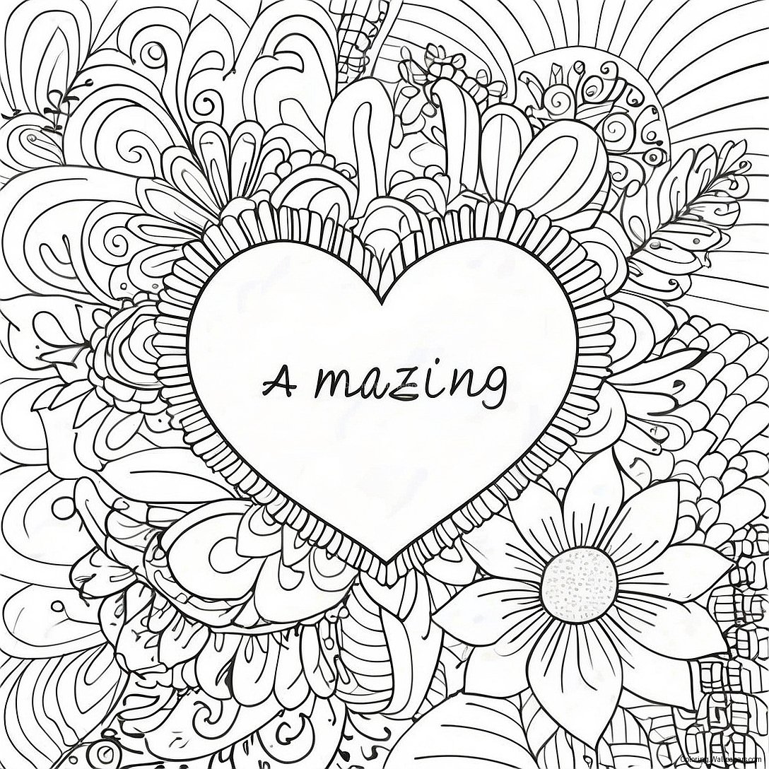 Inspiring You Are Amazing Coloring Page 31506