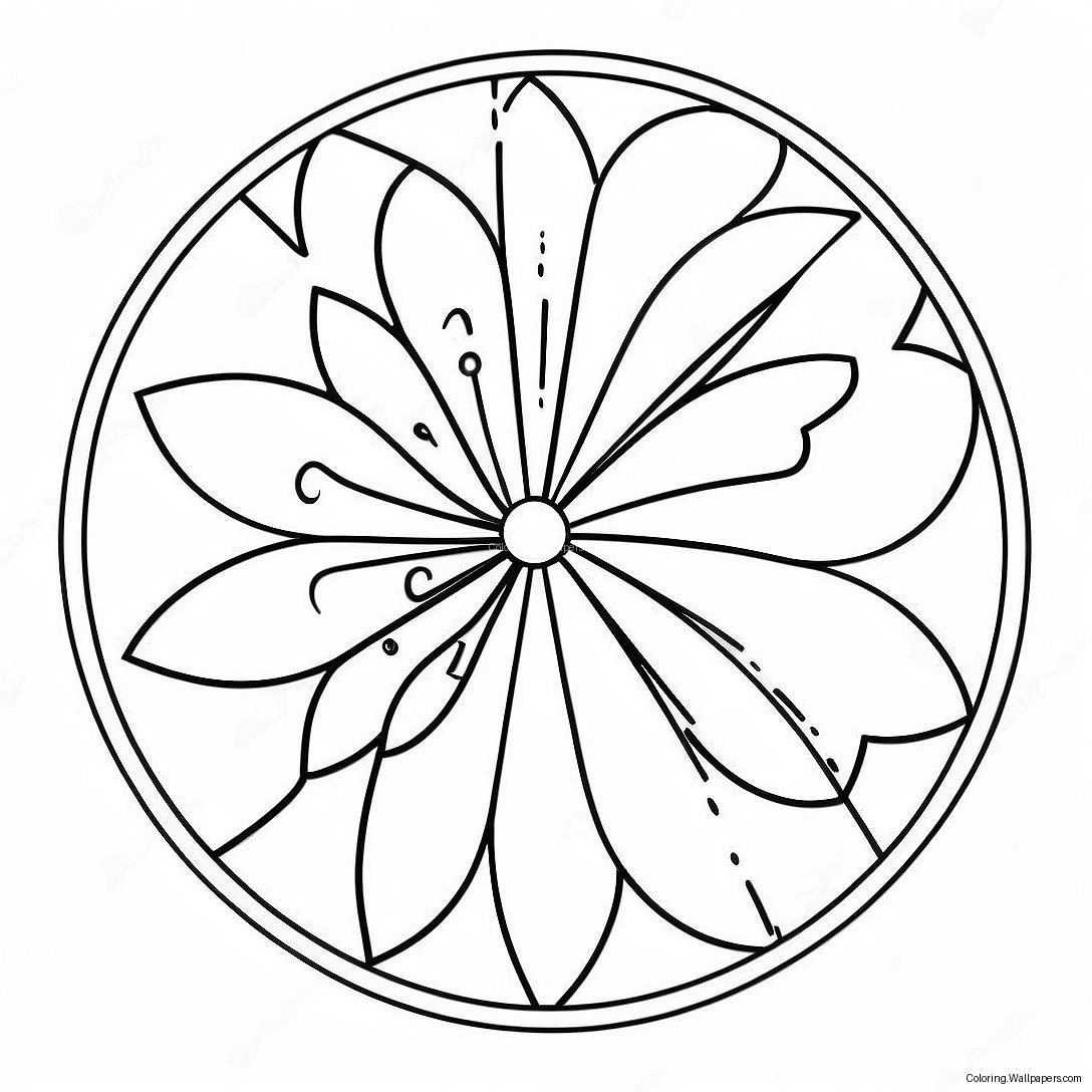 Interactive Color Wheel Coloring Page 54866