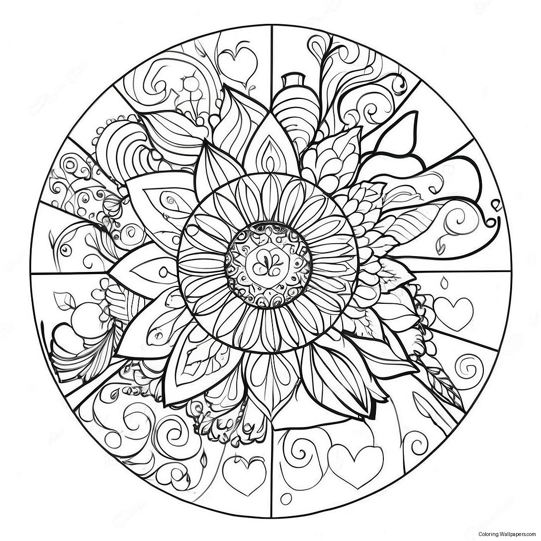 Interactive Color Wheel Coloring Page 54868