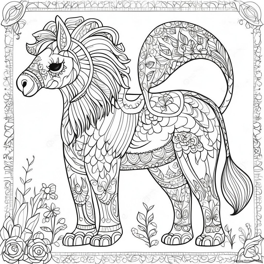 Intricate Animal Coloring Page 47959