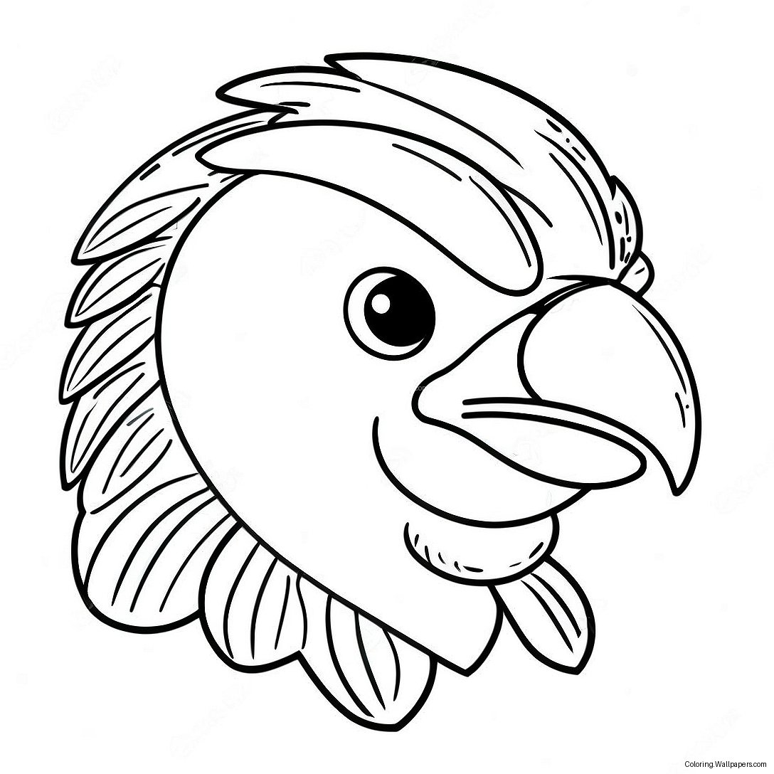 Iowa Hawkeye Mascot Coloring Page 29455