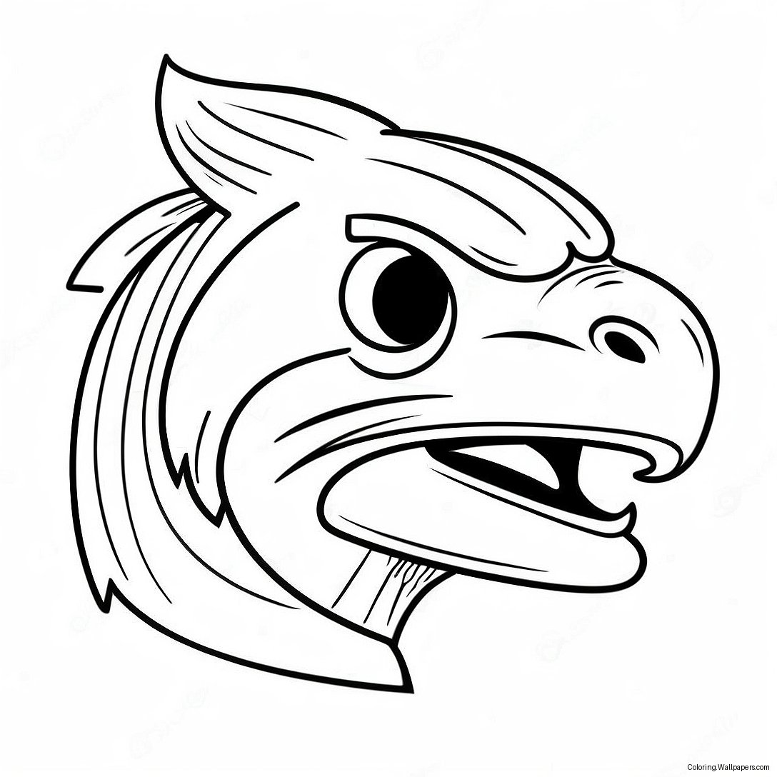 Iowa State University Mascot Coloring Page 37427