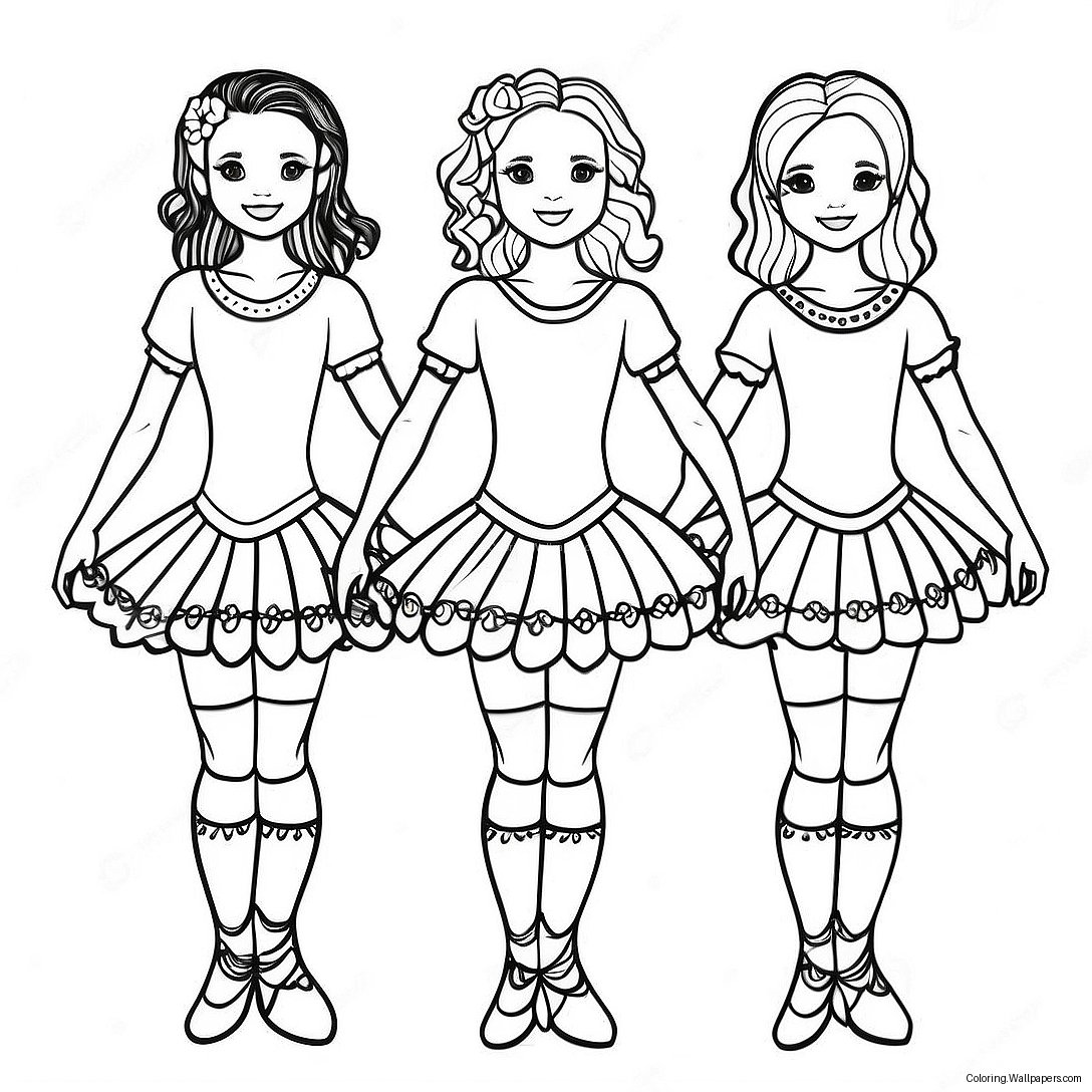 Irish Dance Coloring Page 41275