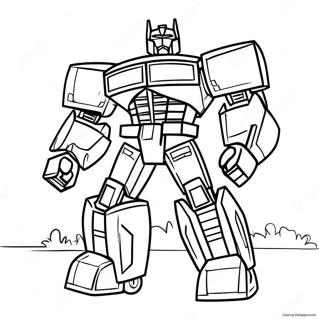 Ironhide Transformer Coloring Page 28086