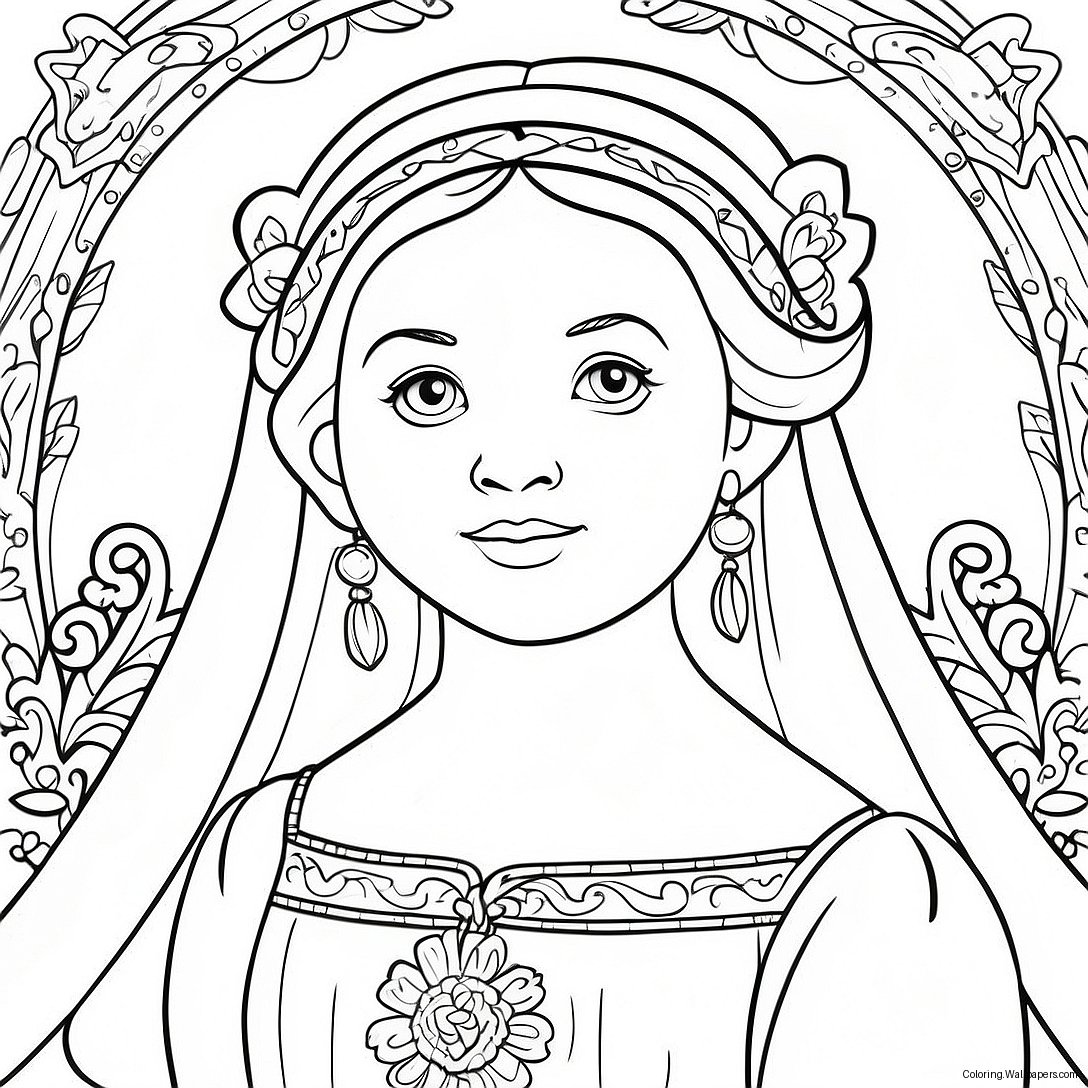 Isabella Encanto Coloring Page 16279