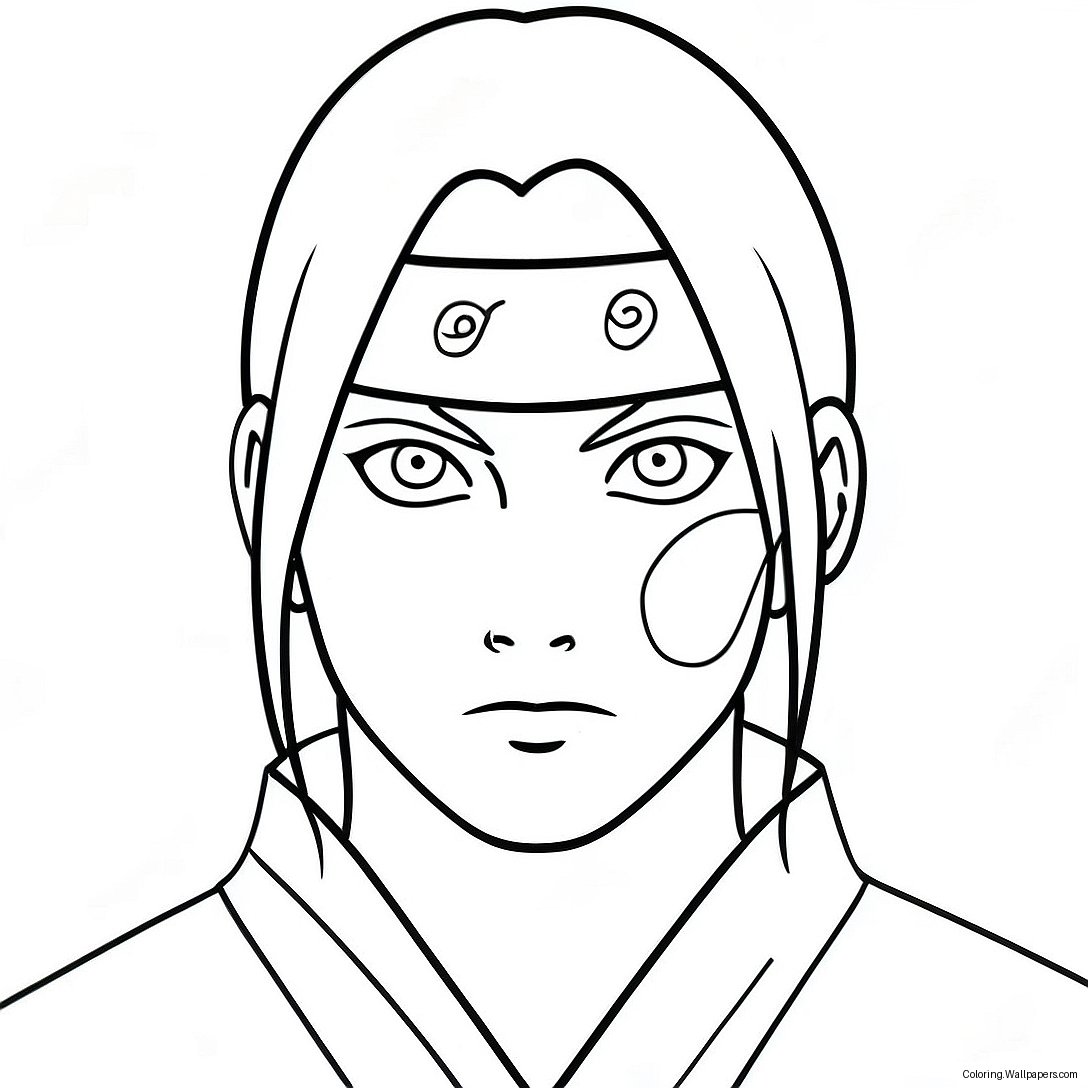 Itachi Uchiha Coloring Page 48465