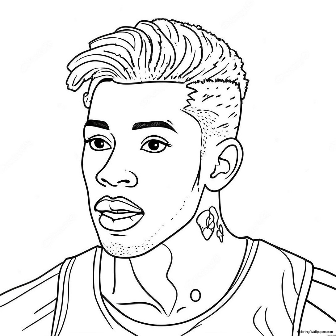 Ja Morant Coloring Page 6186