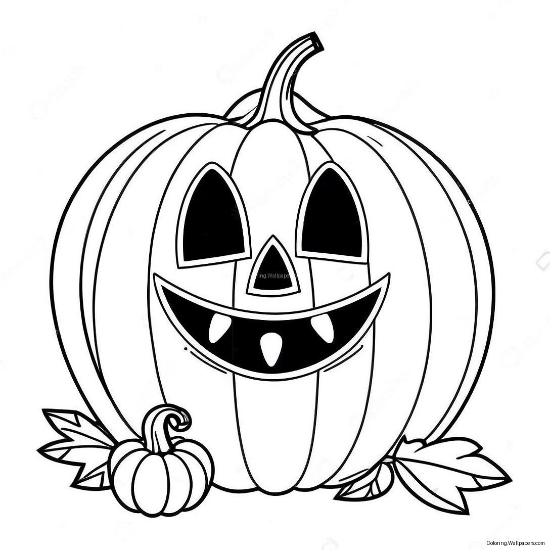 Jack O Lantern Coloring Page 8137