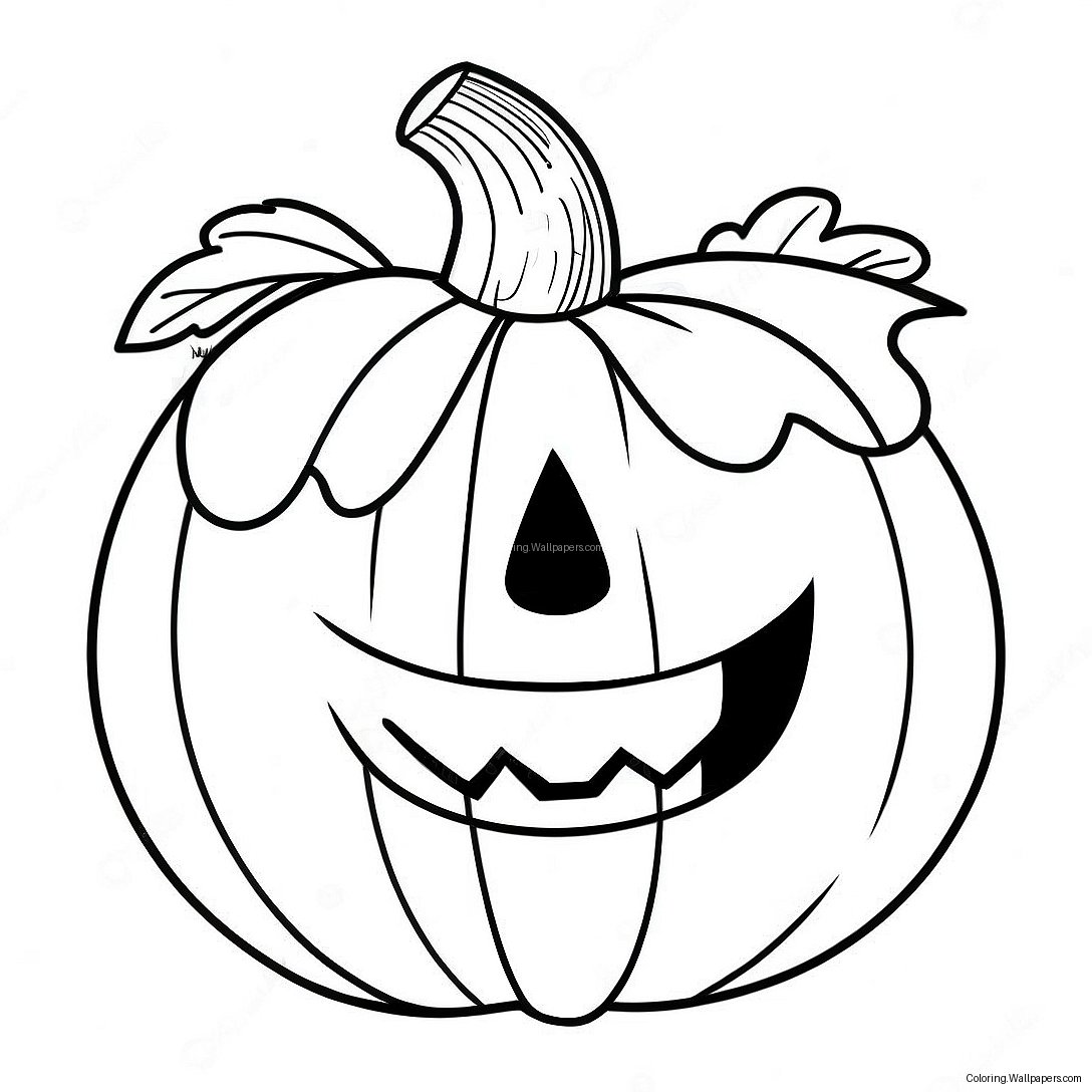 Jack O Lantern Coloring Page 8139