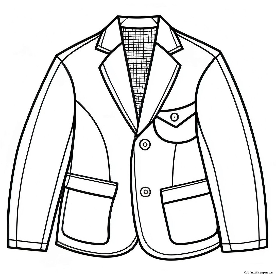 Jacket Coloring Page 16946