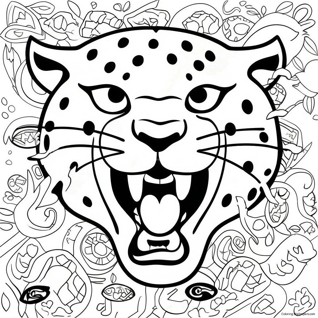 Jacksonville Jaguars Logo Coloring Page 19172