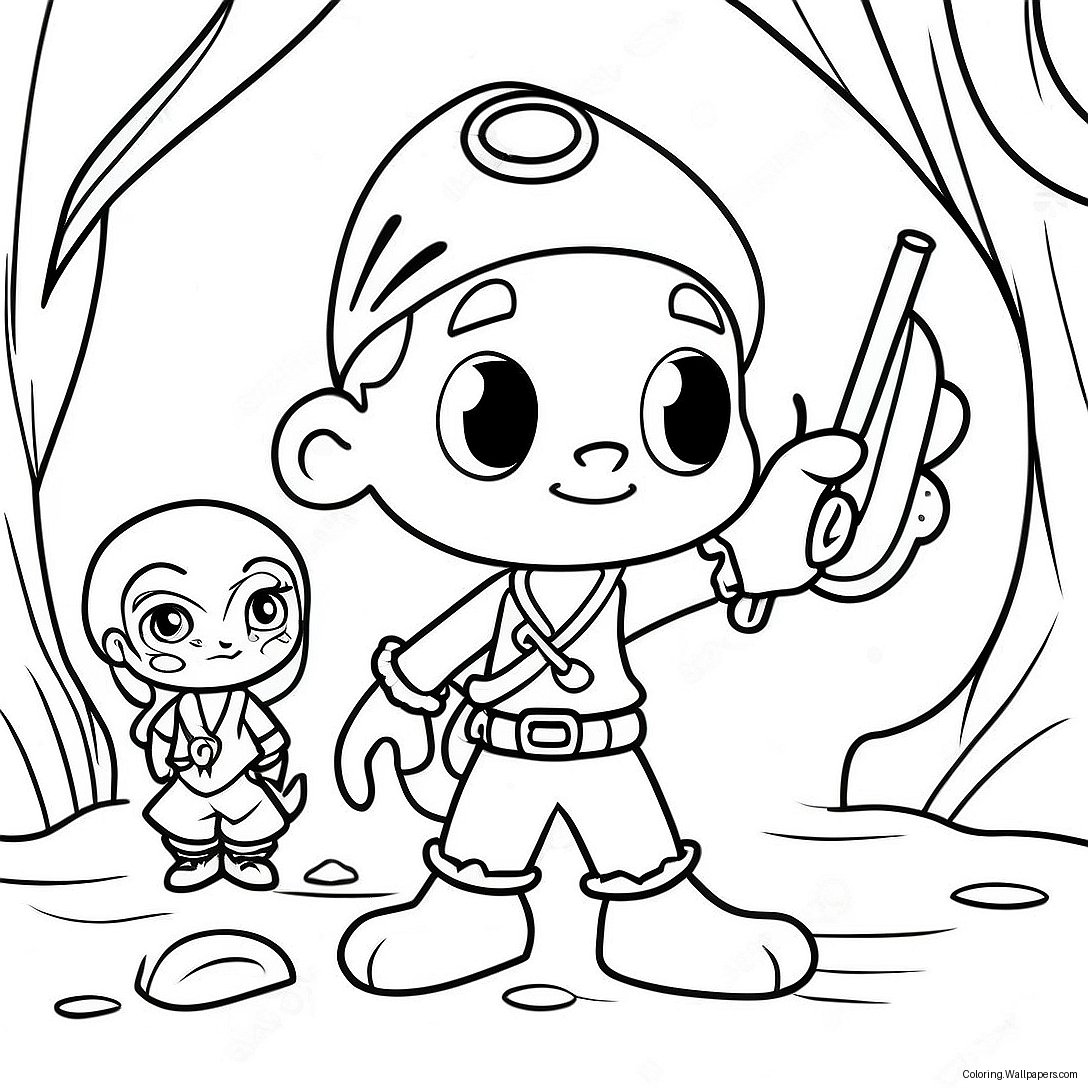 Jake And The Neverland Pirates Coloring Page 23420