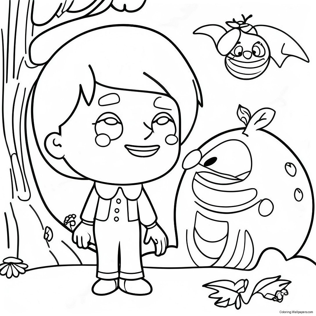 James And The Giant Peach Coloring Page 25027