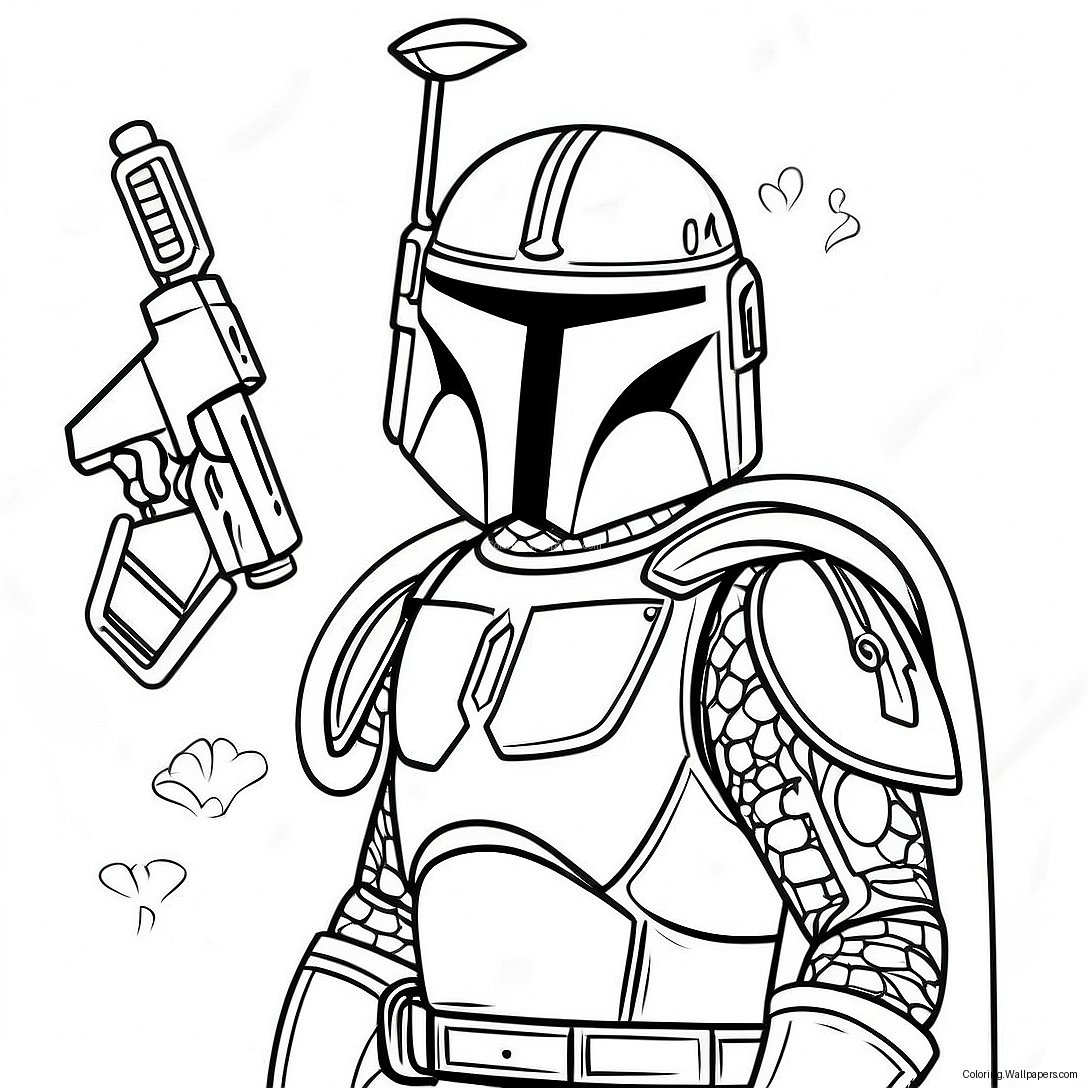 Jango Fett Ausmalbild 57574