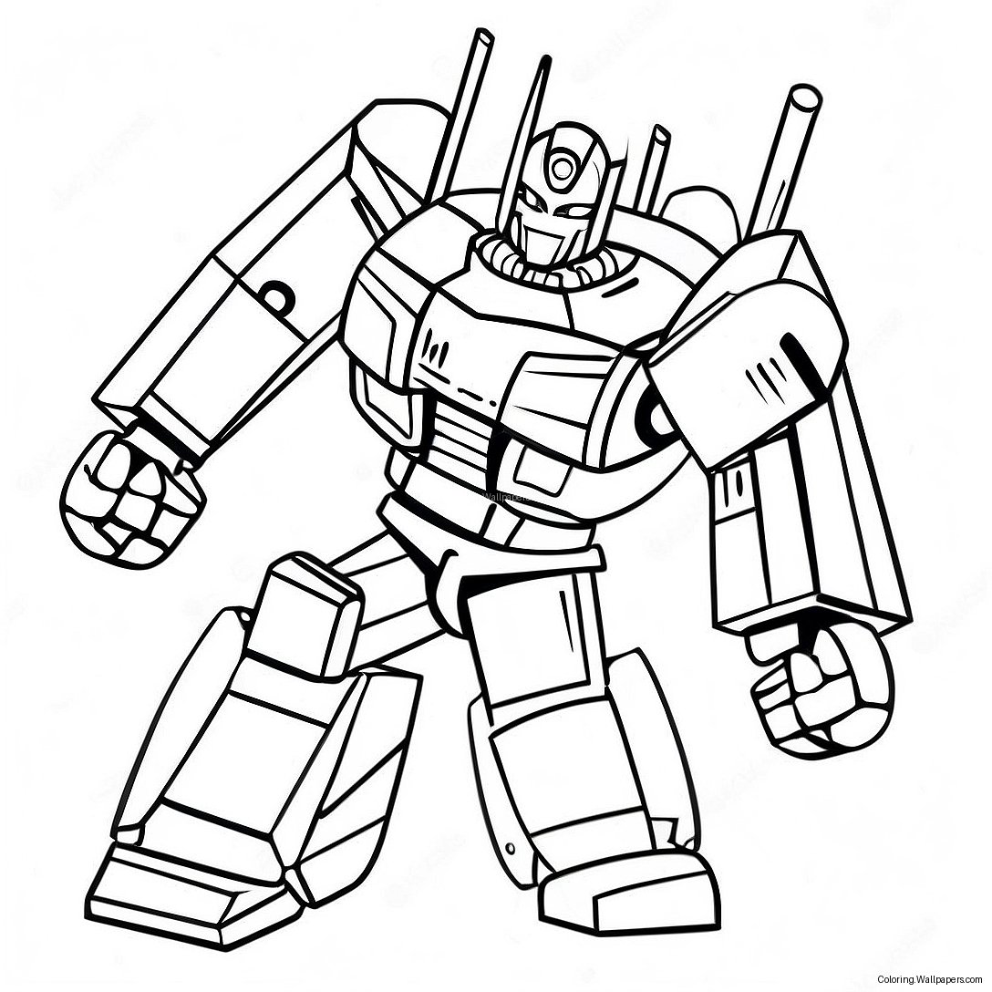 Jazz Transformers Coloring Page 50423