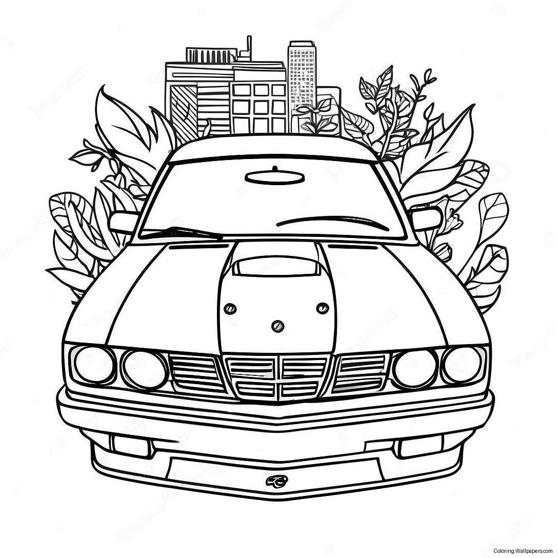 Jdm Car Coloring Page 15317