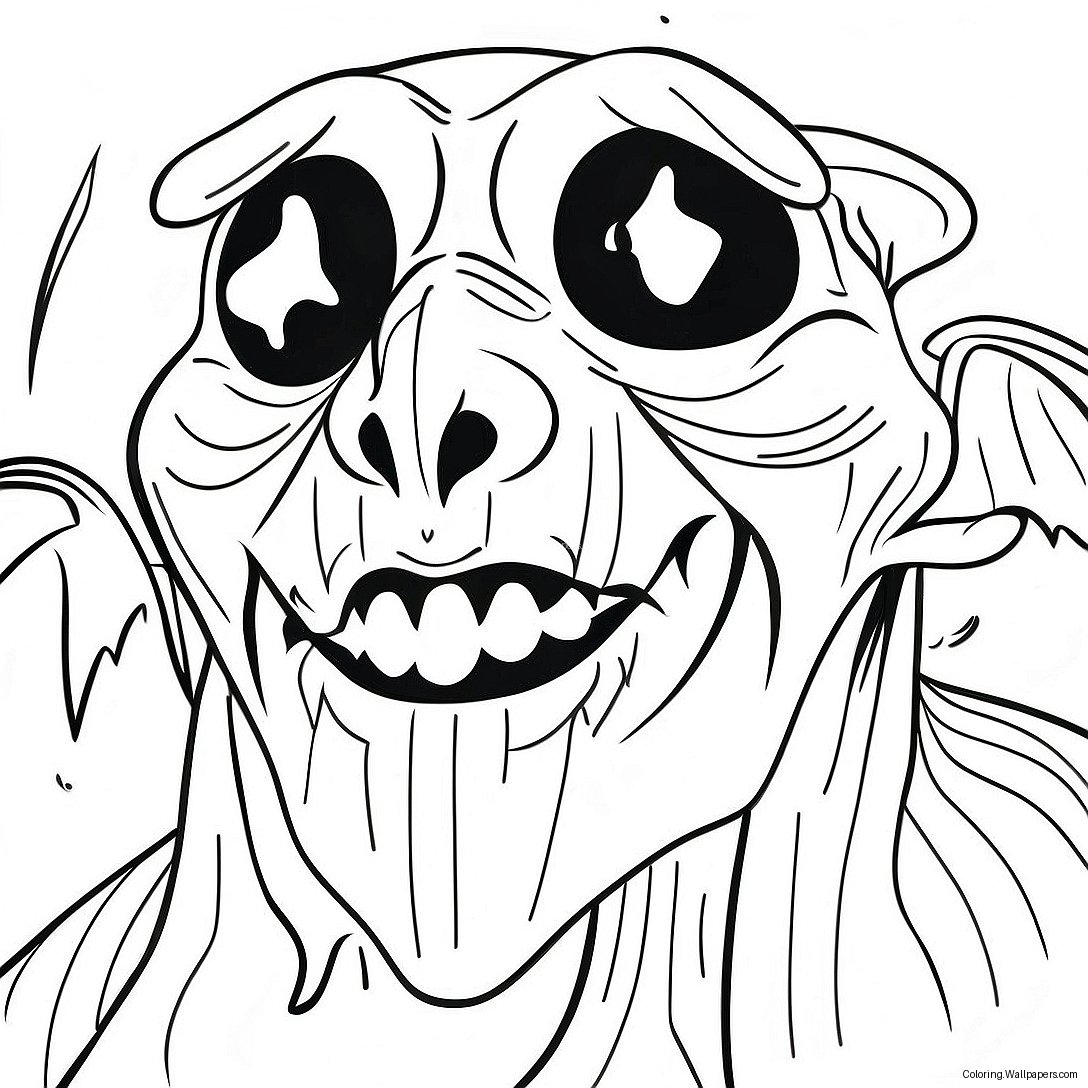 Jeepers Creepers Creepy Eyes Coloring Page 54618