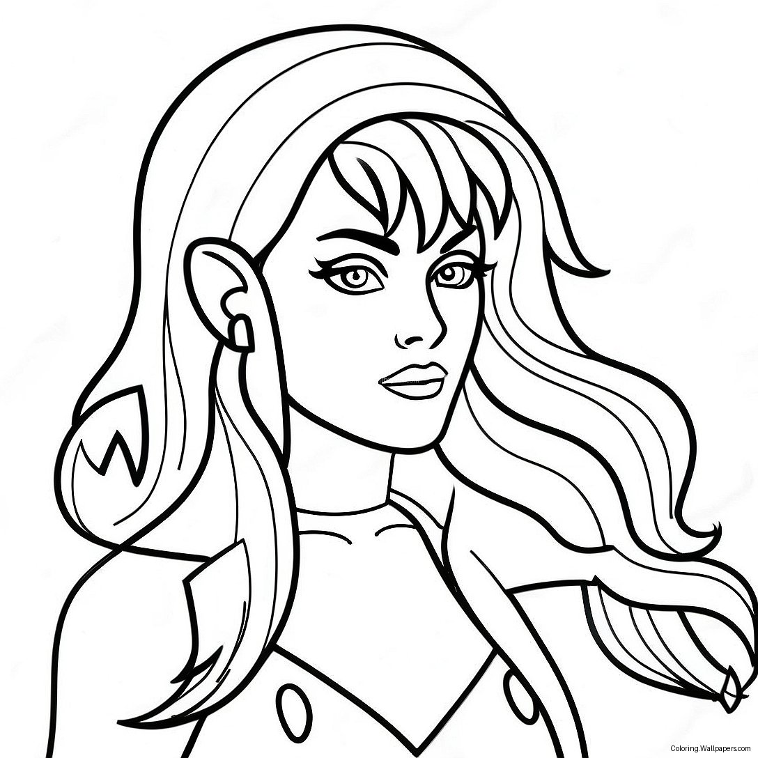 Jem And The Holograms Coloring Page 45502