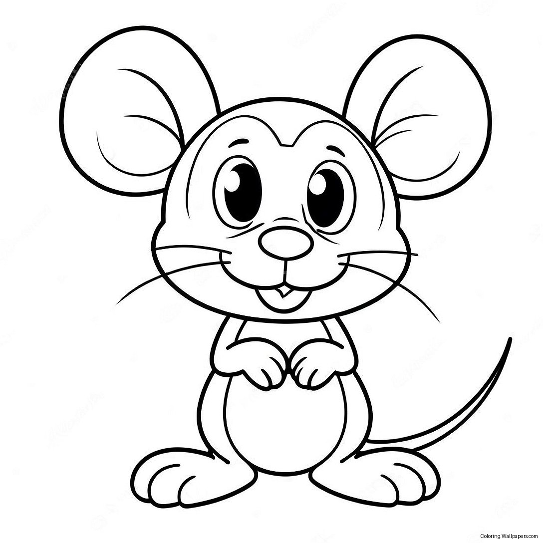 Jerry Mouse Coloring Page 52368