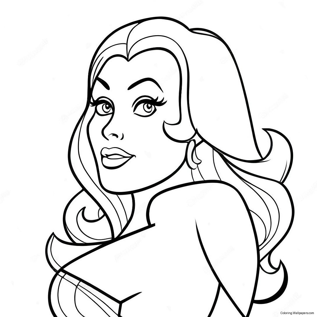 Jessica Rabbit Glamorous Coloring Page 11453